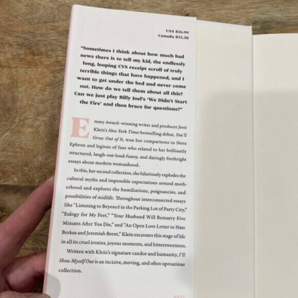 5/$20 NEW I'll Show Myself Out: Essays on Midlife & Motherhood by Jessi Klein - Picture 2 of 4